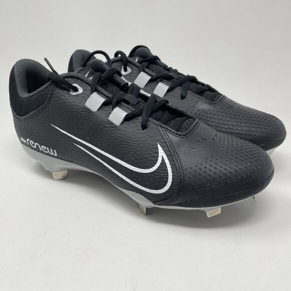 Nike Hyperdiamond 4 Pro‎ Womens 8.5 Softball Metal Cleats Black CZ5920 - Picture 1 of 9